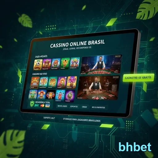 Ilustração de Explore a Diversão em Jogos ao Vivo na bhbet